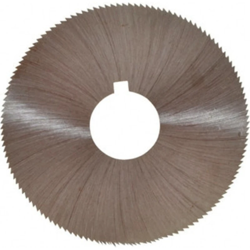 Made in USA 2-1/4 x 0.018, 5/8 Arbor, 132-Tooth High Speed Steel Slitting & Slotting Saw Uncoated, RH Cut, Straight T...